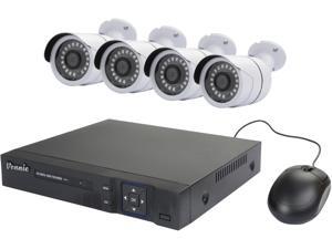 Vonnic DIY Surveillance 5-in-1 XVR System 4 Channel DVR Kit w/ 4 HD 1080p TVI Security Cameras (HDD not included, Sold Separately) Vonnic DIY Surveillance 5-in-1 XVR System 4 Channel DVR Kit w/ 4 HD 1080p TVI Security Cameras (HDD not included, Sold Separately)
