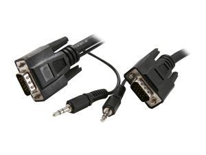 Rosewill RCW-H9022 - 10-Foot VGA / SVGA Male to Male Cable with 3.5mm Stereo Audio Connector Rosewill RCW-H9022 - 10-Foot VGA / SVGA Male to Male Cable with 3.5mm Stereo Audio Connector
