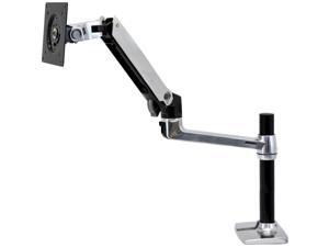 ERGOTRON 45-295-026 LX Desk Mount LCD Arm with Tall Pole, Mounting Kit for LCD Display, Aluminum ERGOTRON 45-295-026 LX Desk Mount LCD Arm with Tall Pole, Mounting Kit for LCD Display, Aluminum