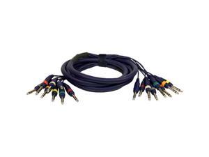 Pyle Model PPSN817 10 ft. 8 Channel Balanced (Stereo) Snake Cable Male to Male Pyle Model PPSN817 10 ft. 8 Channel Balanced (Stereo) Snake Cable Male to Male