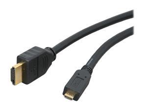 Link Depot HDMI-10-MICRO 10 ft. Black HDMI Type A male to HDMI Micro male HDMI Standard to HDMI Micro Cable M-M Link Depot HDMI-10-MICRO 10 ft. Black HDMI Type A male to HDMI Micro male HDMI Standard to HDMI Micro Cable M-M