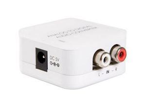 StarTech AA2SPDIF Stereo RCA to SPDIF Digital Coaxial and Toslink Audio Converter StarTech AA2SPDIF Stereo RCA to SPDIF Digital Coaxial and Toslink Audio Converter