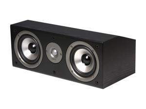 Polk Audio CS1 Series II Center Channel Speaker (Black) Single
