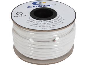 Coboc Model SPW-CL2-4C16-100-WH 100ft 16AWG CL2 Rated 4-Conductor Enhanced Loud Oxygen-Free Copper OFC Speaker Wire Cable (For In-Wall Installation) Coboc Model SPW-CL2-4C16-100-WH 100ft 16AWG CL2 Rated 4-Conductor Enhanced Loud Oxygen-Free Copper OFC Speaker Wire Cable (For In-Wall Installation)