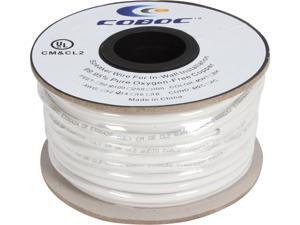 Coboc Model SPW-CL2-2C14-100-WH 100ft 14AWG CL2 Rated 2-Conductor Enhanced Loud Oxygen-Free Copper OFC Speaker Wire Cable (For In-Wall Installation) Coboc Model SPW-CL2-2C14-100-WH 100ft 14AWG CL2 Rated 2-Conductor Enhanced Loud Oxygen-Free Copper OFC Speaker Wire Cable (For In-Wall Installation)