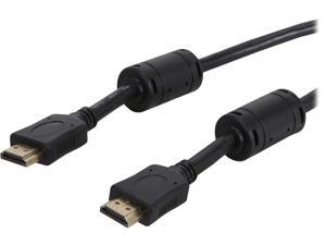 Coboc EA-HDAC-3-BK 3 ft. Black HDMI A Male to A Male 28AWG High Speed HDMI w/Ethernet Certified Cable w/Ferrite Cores M-M Coboc EA-HDAC-3-BK 3 ft. Black HDMI A Male to A Male 28AWG High Speed HDMI w/Ethernet Certified Cable w/Ferrite Cores M-M