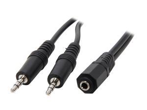 Link Depot AUDIO-ADT-1F2M 6" 3.55MM STEREO JACK/TWO 3.55MM STEREO PLUG Link Depot AUDIO-ADT-1F2M 6" 3.55MM STEREO JACK/TWO 3.55MM STEREO PLUG