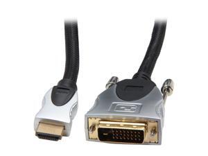 BYTECC 10-HMD 10 ft. Black HDMI male to DVI male HDMI Advanced High speed Male to DVI Male Cable M-M BYTECC 10-HMD 10 ft. Black HDMI male to DVI male HDMI Advanced High speed Male to DVI Male Cable M-M