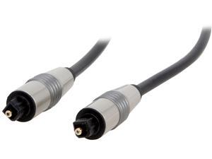 BYTECC Model PPT-03 3 FT Premium Toslink Digital Optical Spdif Audio Cable M-M BYTECC Model PPT-03 3 FT Premium Toslink Digital Optical Spdif Audio Cable M-M