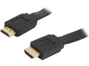 SYBA CL-CAB31039 15ft HDMI Flat Cable, V1.4, Supports 3D & 4K Resolution, Gold Plated Connector M-M SYBA CL-CAB31039 15ft HDMI Flat Cable, V1.4, Supports 3D & 4K Resolution, Gold Plated Connector M-M