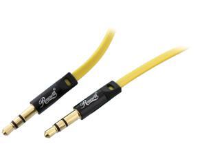 Rosewill RAC-3YL - 3-Foot 3.5mm Flat Audio Cable, Yellow Rosewill RAC-3YL - 3-Foot 3.5mm Flat Audio Cable, Yellow