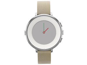 Pebble Time Round 14mm Smartwatch - Silver/Stone Pebble Time Round 14mm Smartwatch - Silver/Stone
