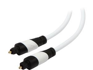 GearIT Model GI-TOSLINK-WH-15FT 15ft Gold-Plated Digital Optical Audio Toslink Cable GearIT Model GI-TOSLINK-WH-15FT 15ft Gold-Plated Digital Optical Audio Toslink Cable
