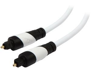 GearIT Model GI-TOSLINK-WH-25FT 25ft Gold-Plated Digital Optical Audio Toslink Cable GearIT Model GI-TOSLINK-WH-25FT 25ft Gold-Plated Digital Optical Audio Toslink Cable
