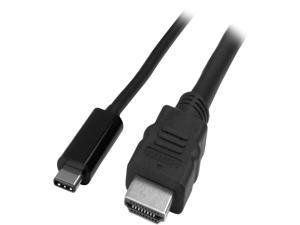StarTech CDP2HDMM2MB USB C to HDMI Cable - 6 ft. / 2m - USB-C to HDMI 4K 60 Hz - USB Type C to HDMI - Computer Monitor Cable StarTech CDP2HDMM2MB USB C to HDMI Cable - 6 ft. / 2m - USB-C to HDMI 4K 60 Hz - USB Type C to HDMI - Computer Monitor Cable