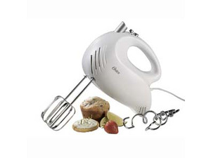 Oster 2500 5 Speed Hand Mixer White