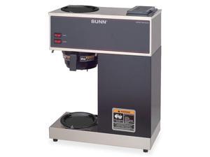 Bunn VPR Commercial 12 Cup Pourover Coffee Brewer with 2 Warmers Black Bunn VPR Commercial 12 Cup Pourover Coffee Brewer with 2 Warmers Black