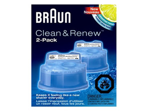 BRAUN CCR2 Syncro Shaver System Clean & Renew Refills