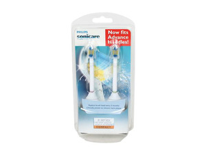 Philips Sonicare E-Series Compact Replacement Brush Head (2-Pack)
