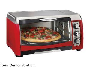 Hamilton Beach 31335 Red Ensemble 6 Slice Toaster Oven Broiler Hamilton Beach 31335 Red Ensemble 6 Slice Toaster Oven Broiler