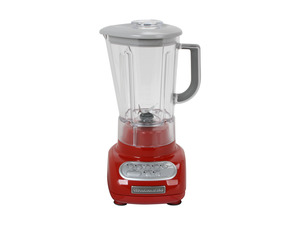 KitchenAid KSB560ER Empire Red 56 oz. Jar Size 56 oz. Polycarbonate Pitcher Blender 5 speeds