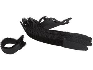 C2G 29858 12pk 6in Hook-and-Loop Cable Management Straps - Black C2G 29858 12pk 6in Hook-and-Loop Cable Management Straps - Black