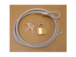 Rugged Ridge 13303.01 Car Cover Lock And Cable System