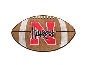 Nebraska Huskers 22in. x 35in. Football Mat Nebraska Huskers 22in. x 35in. Football Mat