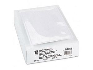 C-Line 70058 Shop Ticket Holders with Self-Adhesive Back 5 x 8 Clear 50/box C-Line 70058 Shop Ticket Holders with Self-Adhesive Back 5 x 8 Clear 50/box