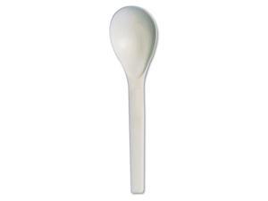 Eco EPS003 Vegetable Plant Starch Teaspoon 1 000/carton Cream Eco EPS003 Vegetable Plant Starch Teaspoon 1 000/carton Cream