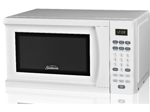 Sunbeam SGS90701W 0.7 Cu. Ft. Digital Microwave Oven - White Sunbeam SGS90701W 0.7 Cu. Ft. Digital Microwave Oven - White