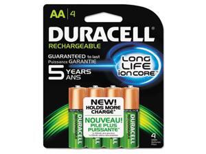 Duracell NLAA4BCD Rechargeable NiMH Batteries with Duralock Power Preserve Technology, AA, 4-Pk Duracell NLAA4BCD Rechargeable NiMH Batteries with Duralock Power Preserve Technology, AA, 4-Pk