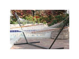 Smart Solar 50404-NTP Cancun Premium Double Rope Hammock - Natural Smart Solar 50404-NTP Cancun Premium Double Rope Hammock - Natural