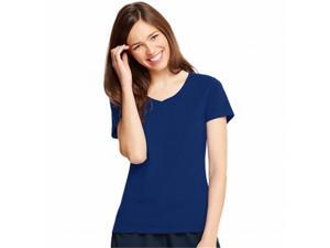 Navy Womens X-Temp V-Neck T-Shirt - Size L Navy Womens X-Temp V-Neck T-Shirt - Size L