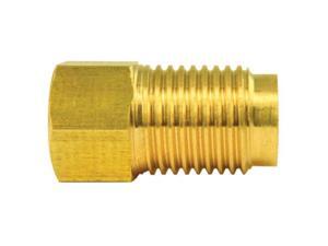 AGS A79-BLF20B Brass Adapter, Female 0.37-24 Inverted, Male 0.5-20 Inverted AGS A79-BLF20B Brass Adapter, Female 0.37-24 Inverted, Male 0.5-20 Inverted