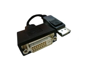 DP (DisplayPort) Male to DVI-D Female Adapter - Converts your DisplayPort port to DVI DP (DisplayPort) Male to DVI-D Female Adapter - Converts your DisplayPort port to DVI