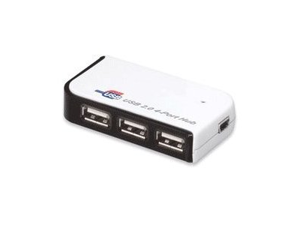 4-Port High Speed USB 2.0 Hub with Power Supply 4-Port High Speed USB 2.0 Hub with Power Supply