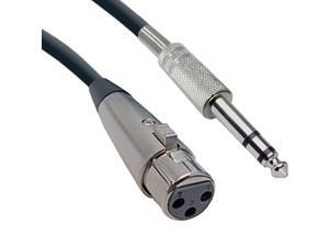 Offex XLR Female to 1/4 Inch Stereo Male Audio Cable, 10 foot Offex XLR Female to 1/4 Inch Stereo Male Audio Cable, 10 foot
