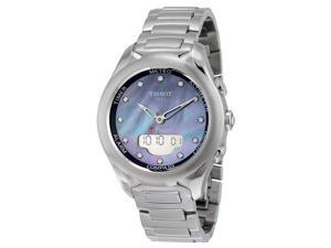 Tissot T-Touch Lady Solar Mother of Pearl Diamond Dial Stainless Steel Watch T0752201110601 Tissot T-Touch Lady Solar Mother of Pearl Diamond Dial Stainless Steel Watch T0752201110601