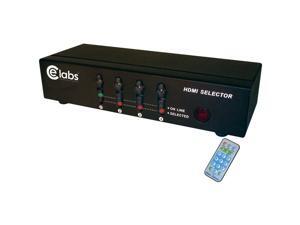 CE LABS HM41SR 4-In 1-Out HDMI Switcher with Remote CE LABS HM41SR 4-In 1-Out HDMI Switcher with Remote
