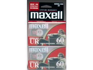Maxell 109024 60 Minute UR Audio Tape 2 Pack Maxell 109024 60 Minute UR Audio Tape 2 Pack
