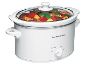 Proctor Silex 3 Quarts White Slow Cooker 33275Y Proctor Silex 3 Quarts White Slow Cooker 33275Y