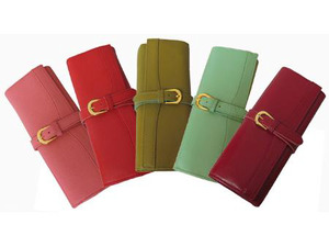 Leather Jewelry Roll (#529-15789)