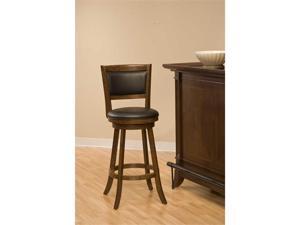 Hillsdale Furniture Dennery Swivel Barstool w/Brown Vinyl Hillsdale Furniture Dennery Swivel Barstool w/Brown Vinyl