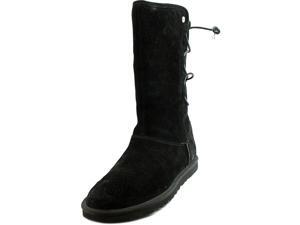 Ugg Australia Lo Pro Lace Up Women US 7 Black Mid Calf Boot Ugg Australia Lo Pro Lace Up Women US 7 Black Mid Calf Boot