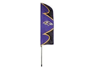 Party Animal Ravens Swooper Flags - United States - 42" x 13" - Durable, Weather Resistant, UV Resistant, Lightweight, Dye Sublimated - Polyester Party Animal Ravens Swooper Flags - United States - 42" x 13" - Durable, Weather Resistant, UV Resistant, Lightweight, Dye Sublimated - Polyester