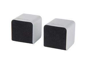 Manhattan Lyric Duo Wireless Stereo Speakers with Bluetooth Technology - Left & right speakers, rechargeable internal lithium polymer battery provides up to 20 hours of playback time - Pair or use sep Manhattan Lyric Duo Wireless Stereo Speakers with Bluetooth Technology - Left & right speakers, rechargeable internal lithium polymer battery provides up to 20 hours of playback time - Pair or use sep