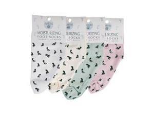 Moisture Foot Socks-Prints - Earth Therapeutics - 1 pr - Moisture Foot Socks-Prints - Earth Therapeutics - 1 pr -