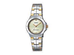 Casio LTP1242SG-9C Women's Two Tone Metal Fashion Gold Dial Casual Analog Watch Casio LTP1242SG-9C Women's Two Tone Metal Fashion Gold Dial Casual Analog Watch