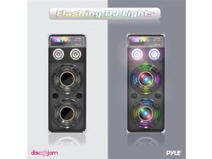 New Pyle PSUFM1040P 1000 Watts Disco Jam Passive Dual 10'' DJ Speaker System with Flashing DJ Lights (For Use With Model PSUFM1045A) New Pyle PSUFM1040P 1000 Watts Disco Jam Passive Dual 10'' DJ Speaker System with Flashing DJ Lights (For Use With Model PSUFM1045A)
